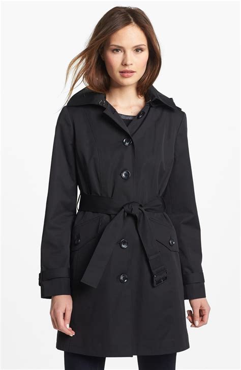 michael kors trench coat with hood|michael kors trench coat men.